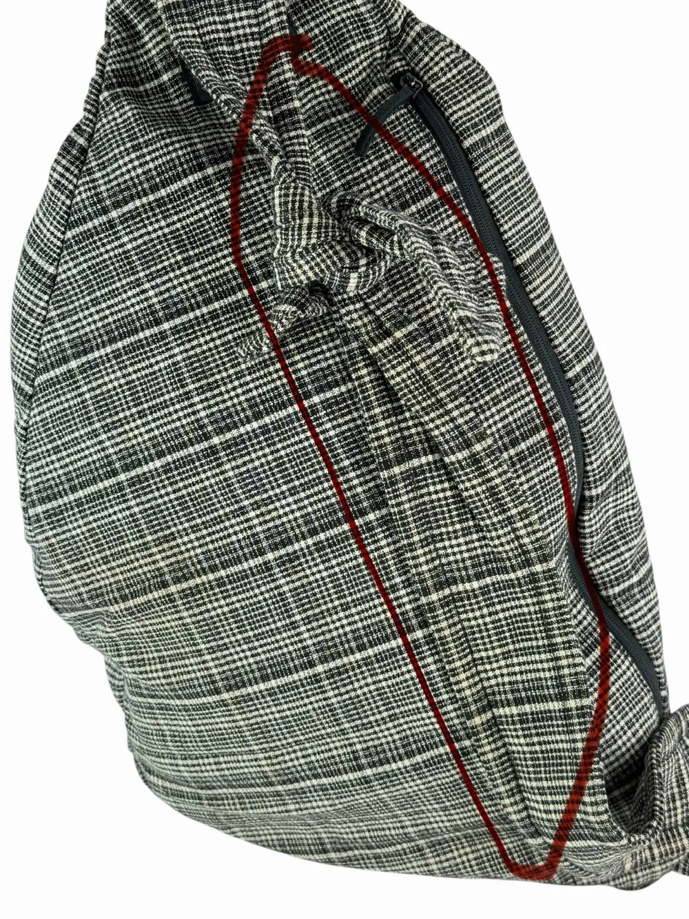 RAF SIMONS Eastpack Houndstooth Plaid Wandering Sling Large Bag